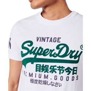 Superdry Vintage Logo Short Sleeve T-shirt Blanc L Homme Blanc L male - Publicité