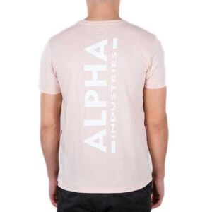 Alpha Industries Backprint Short Sleeve T-shirt Orange M Homme Orange M male - Publicité