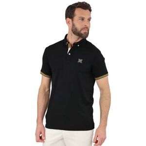 Nikats Short Sleeve Polo Noir S Homme Noir S male