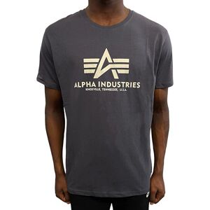 Alpha Industries Basic Short Sleeve T-shirt 2 Units Gris XS Homme Gris XS male - Publicité