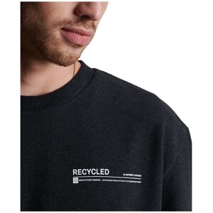 Superdry Studios Rcycl Micro Top Sweatshirt Noir M-L Homme Noir M-L male - Publicité