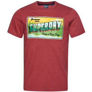 Superdry Vintage Travel T-shirt Rouge S Homme Rouge S male - Publicité