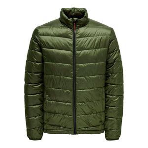 Only & Sons Carven Quilted Puffer Jacket Vert L Homme Vert L male