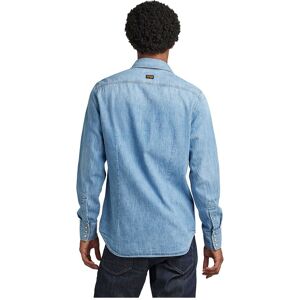 G-star 3301 Slim Long Sleeve Shirt Bleu M Homme Bleu M male - Publicité