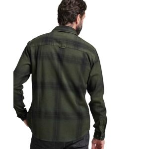 Superdry Vintage Check Flannel Long Sleeve Shirt Vert L Homme Vert L male - Publicité