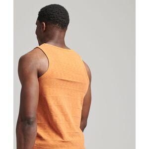 Superdry Vintage Texture Sleeveless T-shirt Orange M Homme Orange M male - Publicité