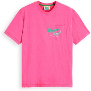 Weekend Edition Pocket Short Sleeve T-shirt Rose S Homme Rose S male