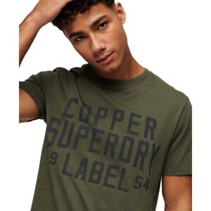 Superdry Vintage Copper Label Short Sleeve T-shirt Vert S Homme Vert S male - Publicité