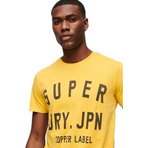 Superdry Vintage Copper Label Short Sleeve T-shirt Jaune S Homme Jaune S male - Publicité