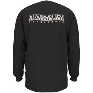 Napapijri S telemark 1 Long Sleeve T shirt Noir S Homme Noir S male