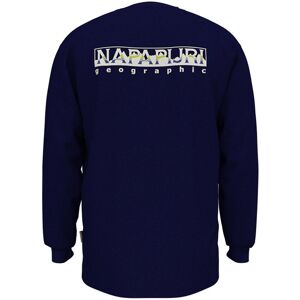 Napapijri S telemark 1 Long Sleeve T shirt Bleu L Homme Bleu L male