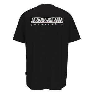 Napapijri S telemark 1 Short Sleeve T shirt Noir L Homme Noir L male