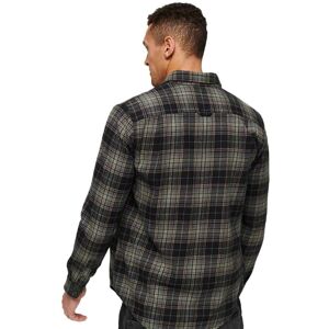 Superdry Cotton Lumberjack Long Sleeve Shirt Vert L Homme Vert L male - Publicité