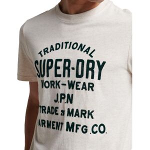 Superdry Athletic Script Graphic Short Sleeve T-shirt Blanc S Homme Blanc S male - Publicité