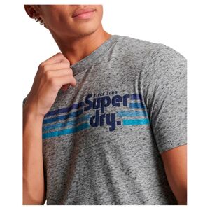 Superdry Terrain Striped Logo Short Sleeve T-shirt Gris S Homme Gris S male - Publicité