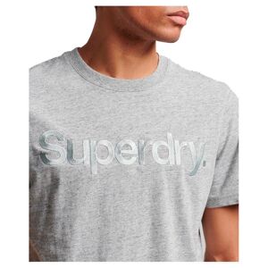 Superdry Tonal Embroidered Logo Short Sleeve T-shirt Gris L Homme Gris L male - Publicité