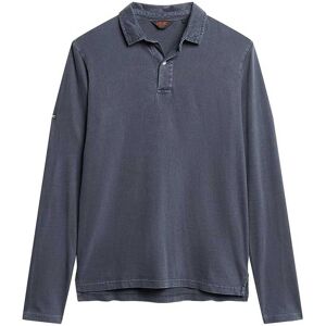 Superdry Studios Jersey Long Sleeve Polo Bleu M Homme Bleu M male - Publicité