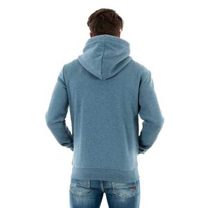 Superdry Essential Logo Full Zip Sweatshirt Bleu S Homme Bleu S male - Publicité