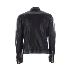 Dolce & Gabbana 743340 Leather Jacket Noir 50 Homme Noir 50 male - Publicité