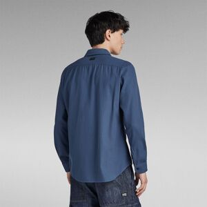 G-star Marine Slim Fit Long Sleeve Shirt Bleu M Homme Bleu M male - Publicité