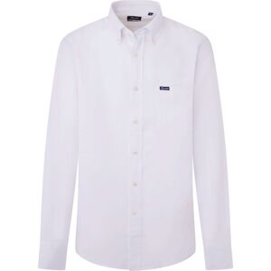 FaÇonnable Plain Long Sleeve Shirt Blanc 2XL Homme Blanc 2XL male