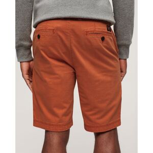 Superdry Vintage Officer Chino Shorts Orange 28 Homme Orange 28 male - Publicité