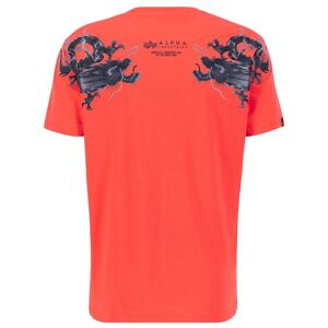 Alpha Industries Dragon Emb T Short Sleeve T-shirt Orange 2XL Homme Orange 2XL male - Publicité