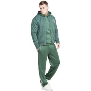 Relaxed Varsity Bomber Jacket Vert M Homme Vert M male