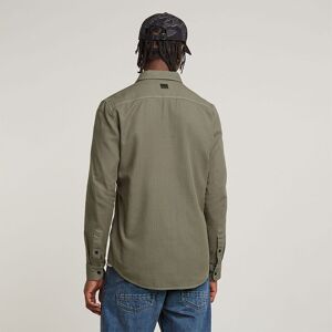 Jeanshemd G-STAR RAW "Marine Slim" Gr. M, N-Gr, grün (shamrock gd) Herren Hemden Langarm - Publicité