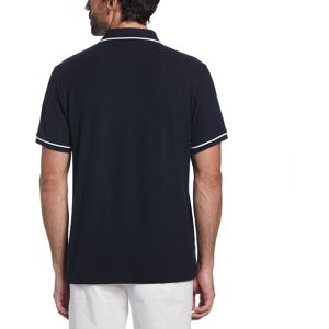 Original Penguin Earl Organic Pique Short Sleeve Polo Bleu L Homme Bleu L male