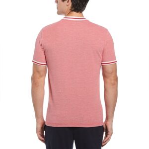 Original Penguin Micro Birdseye Piqueue Short Sleeve T-shirt Rose L Homme Rose L male