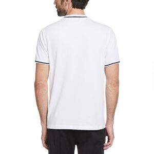 Original Penguin Organic Piqueue Ribbed Tipping Short Sleeve T-shirt Blanc M Homme Blanc M male