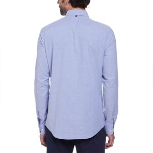 Original Penguin Oxford Stretch No Pocket Long Sleeve Shirt Bleu M Homme Bleu M male