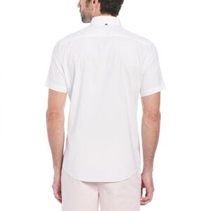 Original Penguin Oxford Stretch No Pocket Short Sleeve Shirt Blanc S Homme Blanc S male