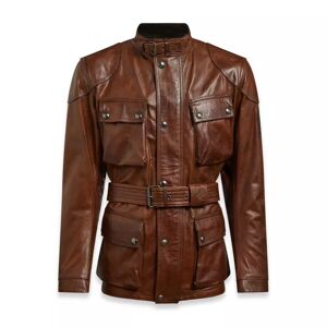 BELSTAFF Veste Trialmaster Pro Cuir Burnt Cuero - Belstaff