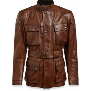 Veste Trialmaster Pro Cuir Burnt Cuero - Belstaff - Publicité