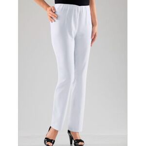 Helline Pantalon costume coupe confort ceinture elastique invisible - - blanc BLANC 215