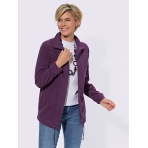 Veste polaire traitement contre les bouloches - Collection L - prune PRUNE 28 - Publicité