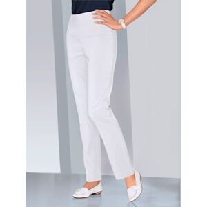 Helline Pantalon costume coupe confort ceinture elastique invisible - - blanc BLANC 46