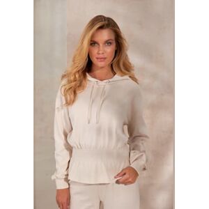 Pull sweat a capuche decontracte - LASCANA - creme CRÈME 32