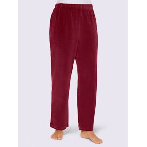 Pantalon decontracte effet velours - feel good - rouge fonce ROUGE FONCÉ 21/22