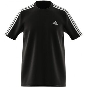 adidas - 3-Stripes SJ Tee - T-shirt taille S, noir - Publicité