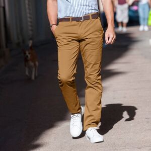 Pantalon chino uni serge stretch grand confort - Blancheporte100% tendance, le pantalon chino se decline desormais dans une version special embonpoint... Quand un essentiel du style en ville s?associe au confort ultime d?une coupe adaptee, il vous va parf