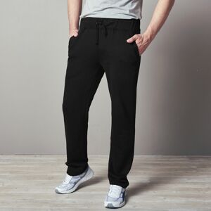 Pantalon jogging molleton bas droits - BlancheporteParfait pour les activites exterieures ou le repos du week-end, ce pantalon jogging se portera avec un tee-shirt ou un sweat zippe pour un total bien-etre. Voici votre rendez-vous confort !4XLNoir