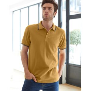 Natural Option Polo uni maille piquée manches courtes - 137/146 - Jaune - Natural OptionLe col rayé apporte une note distinguée et beaucoup d'allure à ce polo qui se mariera aussi bien avec une veste ou sous un pull, et avec un pantalon en toile ou un jea