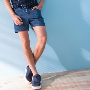 Short denim leger taille elastiquee - BlancheporteDenim leger ideal pour la saison chaude et ceinture elastiquee pour plus de confort, ce short resume a la perfection votre envie de bien-etre... Avec un tee-shirt en coton, vous etes pares pour une belle b