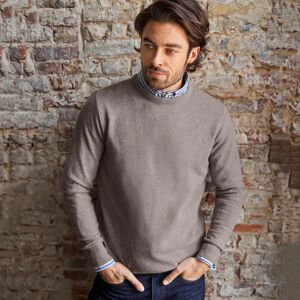 Pull col rond 80% laine - BlancheporteDans la famille des pulls, demandez le classique col rond en laine ! Sur un tee-shirt pour un look casual ou sur une chemise pour un style plus elegant, ce pull reunit tous les atouts : chaleur et qualite !2XLTaupe