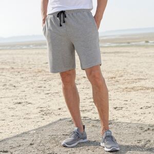 Blancheporte Bermuda En Piqué De Coton - Homme Gris M/48/50