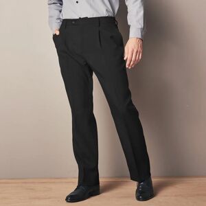 Pantalon taille elastiquee a pinces - polyester - BlancheporteDe toutes les occasions, ce pantalon saura repondre a vos exigences de style et de confort grace a sa taille elastiquee astucieuse pensee pour vous faire gagner jusqu'a 10 cm de bien-etre. Bonu