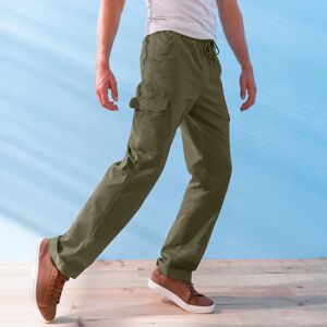 Natural Option Pantalon cargo multipoches - 60/62 - Kaki - Natural OptionCe pantalon cargo, on l'enfile et on ne le quitte plus ! Pratique avec ses 4 poches et confortable avec sa taille élastiquée, il se rendra vite indispensable lors de vos moments de d